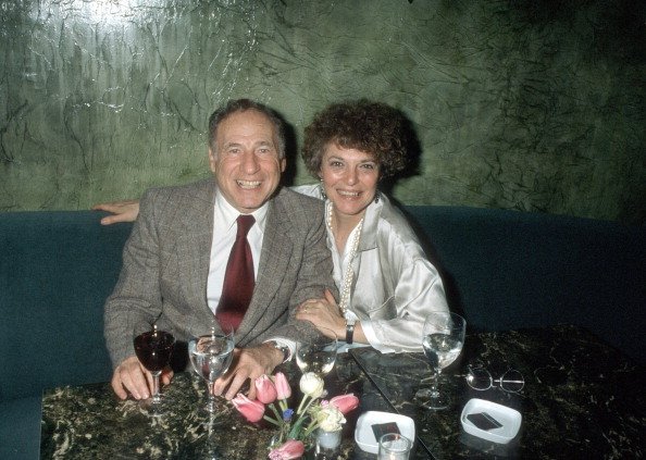 Mel Brooks and Anne Bancroft during Wrap Party at Maxim's Restaurant | Photo: Getty Images