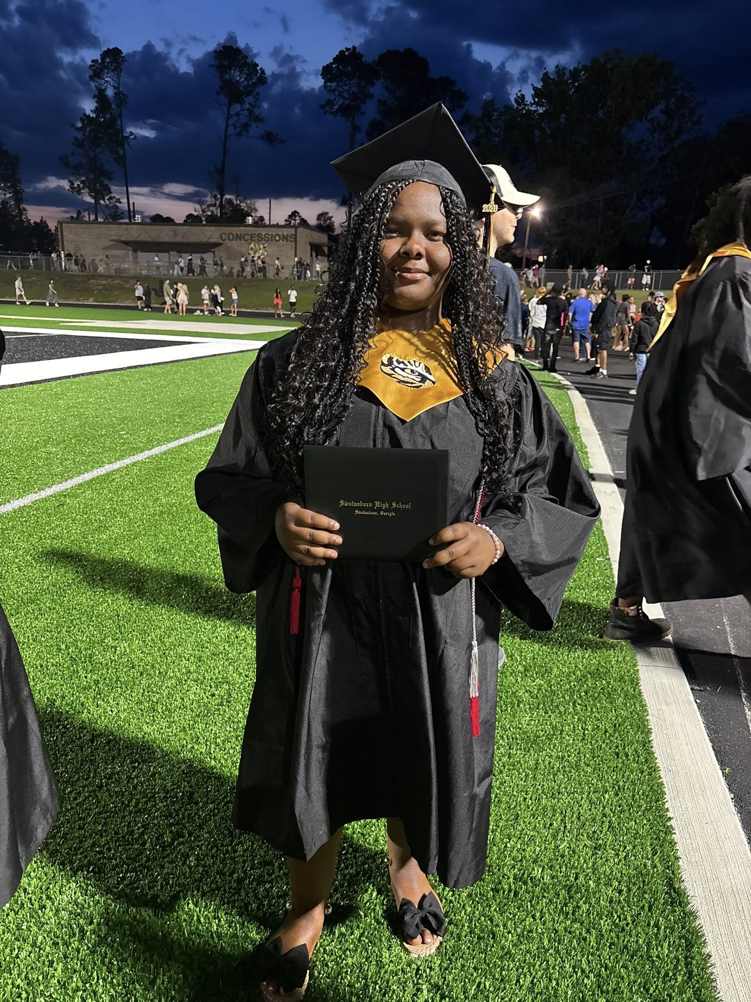 Nykeria Johnson during her graduation on May 22, 2026 | Source: Facebook/Lisa Kennedy