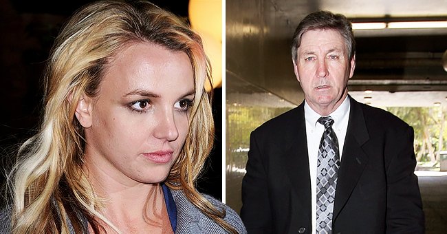 Portraits of Britney Spears and her father Jamie | Photo: Getty Images