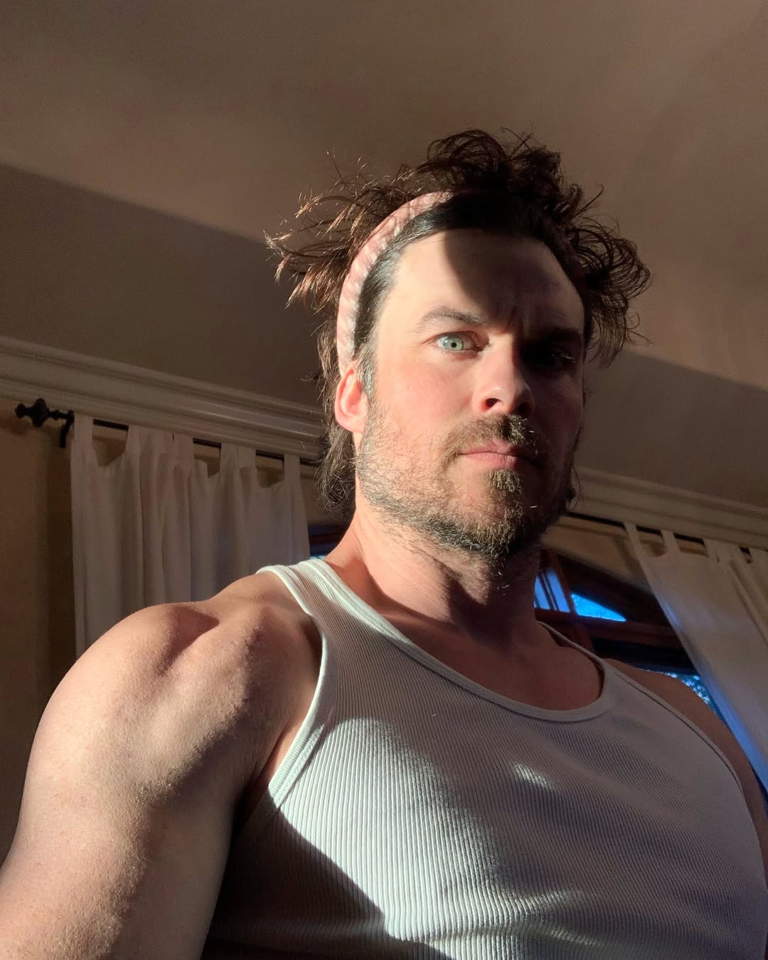 Ian Somerhalder posing, dated December 2023 | Source: Instagram/iansomerhalder