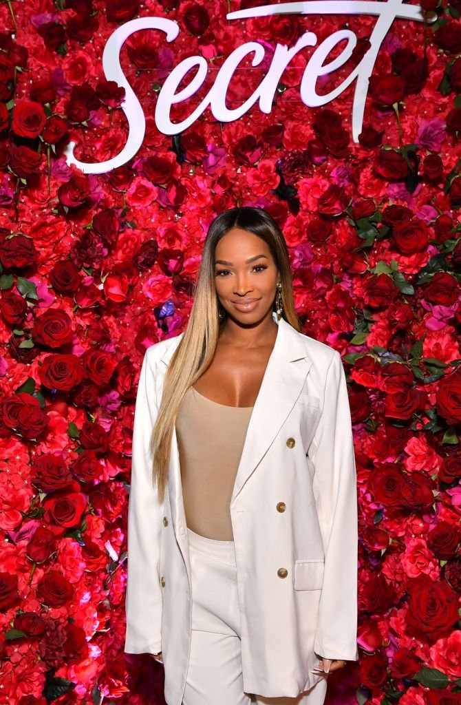 Malika Haqq poses during the launch party for "Secret with Essential Oils" on October 1, 2019. | Photo: Getty Images