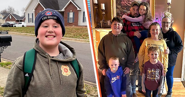     Brody Sims [left];  The Sims . family [right].  │Source: facebook.com/kimberly.sims.14 facebook.com/mike.sims.7545