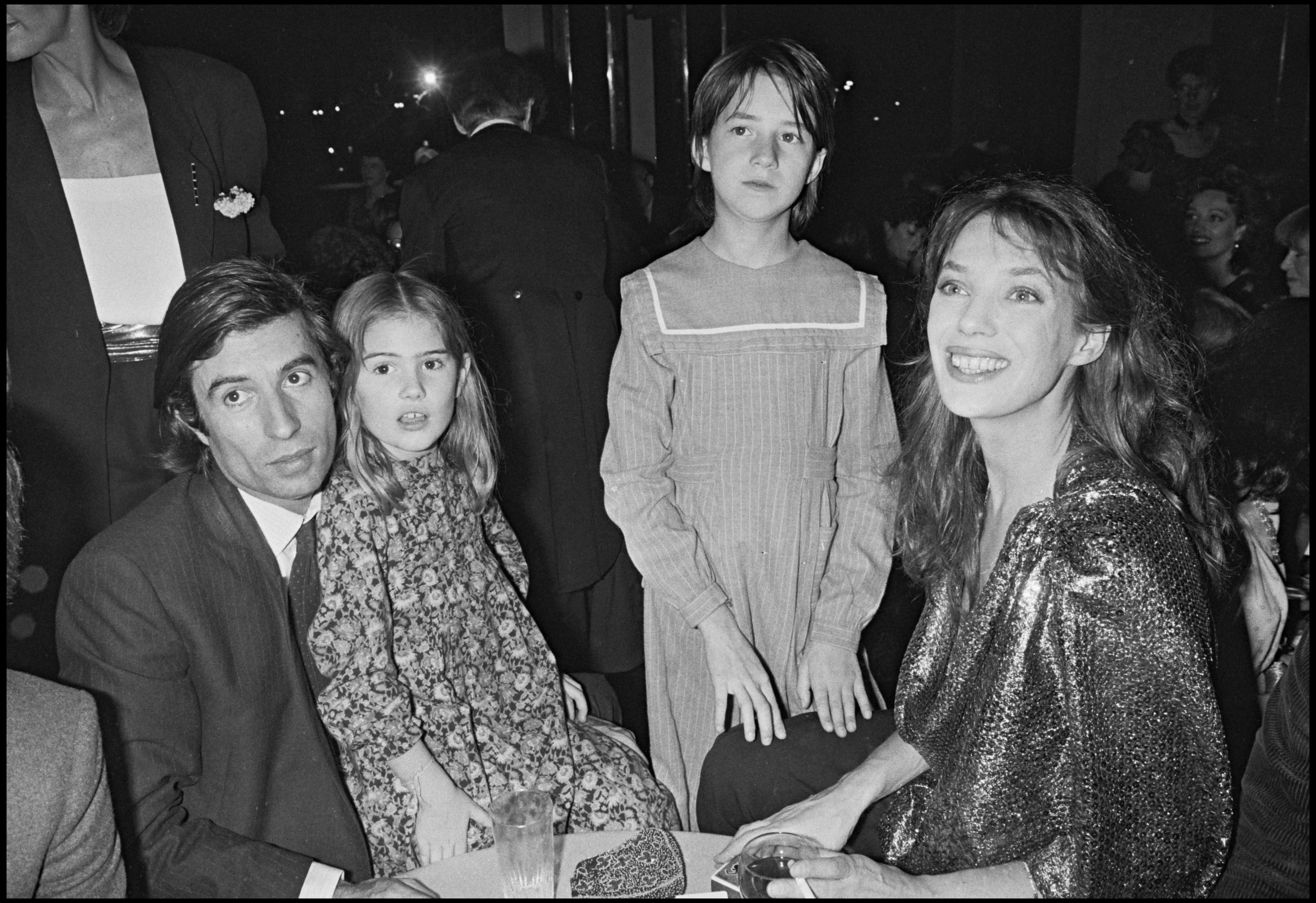 Charlotte Gainsbourg with her mother Jane Birkin, Jacques Doillon and his daughter Lola attend the party following the premiere of the film "Nestor Burma Detective De Choc." | Source: Getty Images