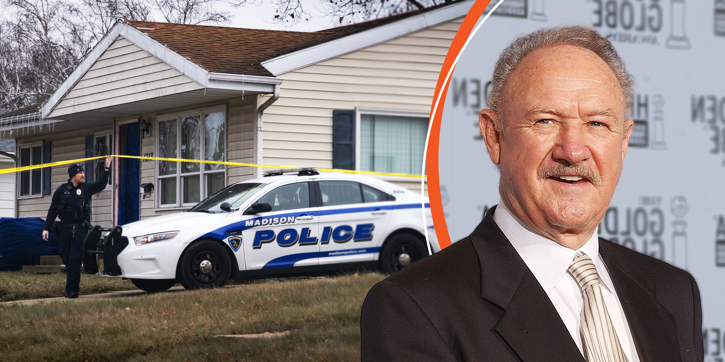 Police standard guard outside a home | Gene Hackman | Source: Getty Images