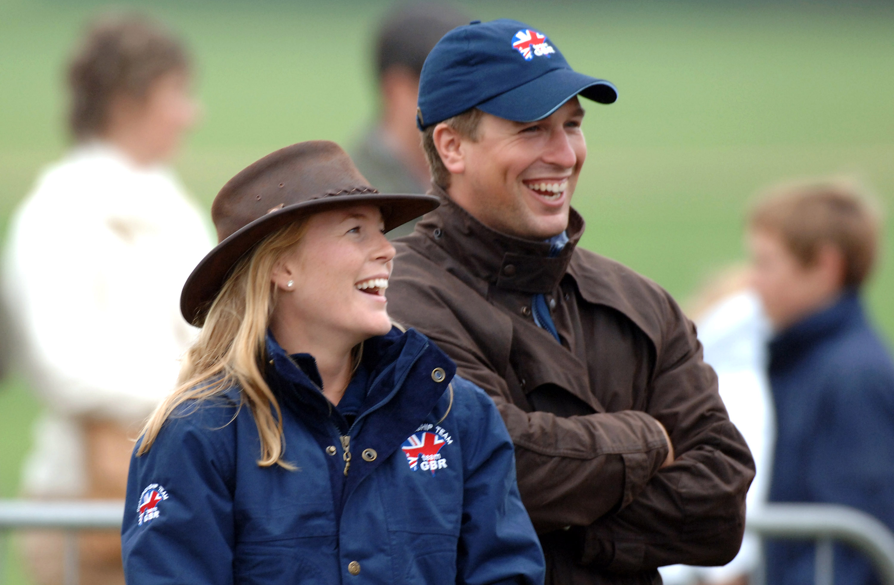 Peter Phillips and Autumn Kelly during the Blenheim Petplan European Eventing Championships held at Blenheim Palace on September 11, 2005 | Source: Getty Images