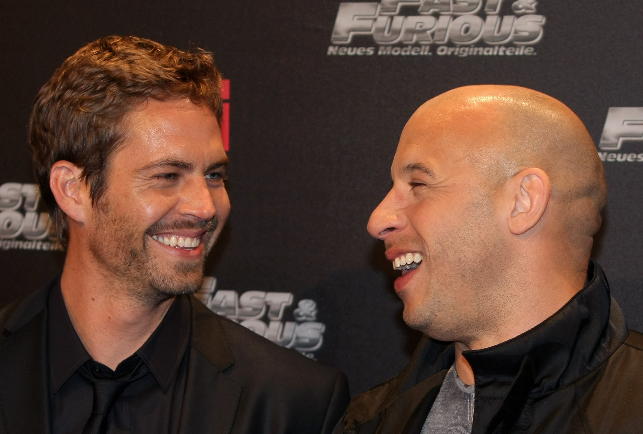 Paul Walker (L) and Vin Diesael arrive for the Europe premiere of Fast & Furious on March 17, 2009 in Bochum, Germany | Source: Getty Images