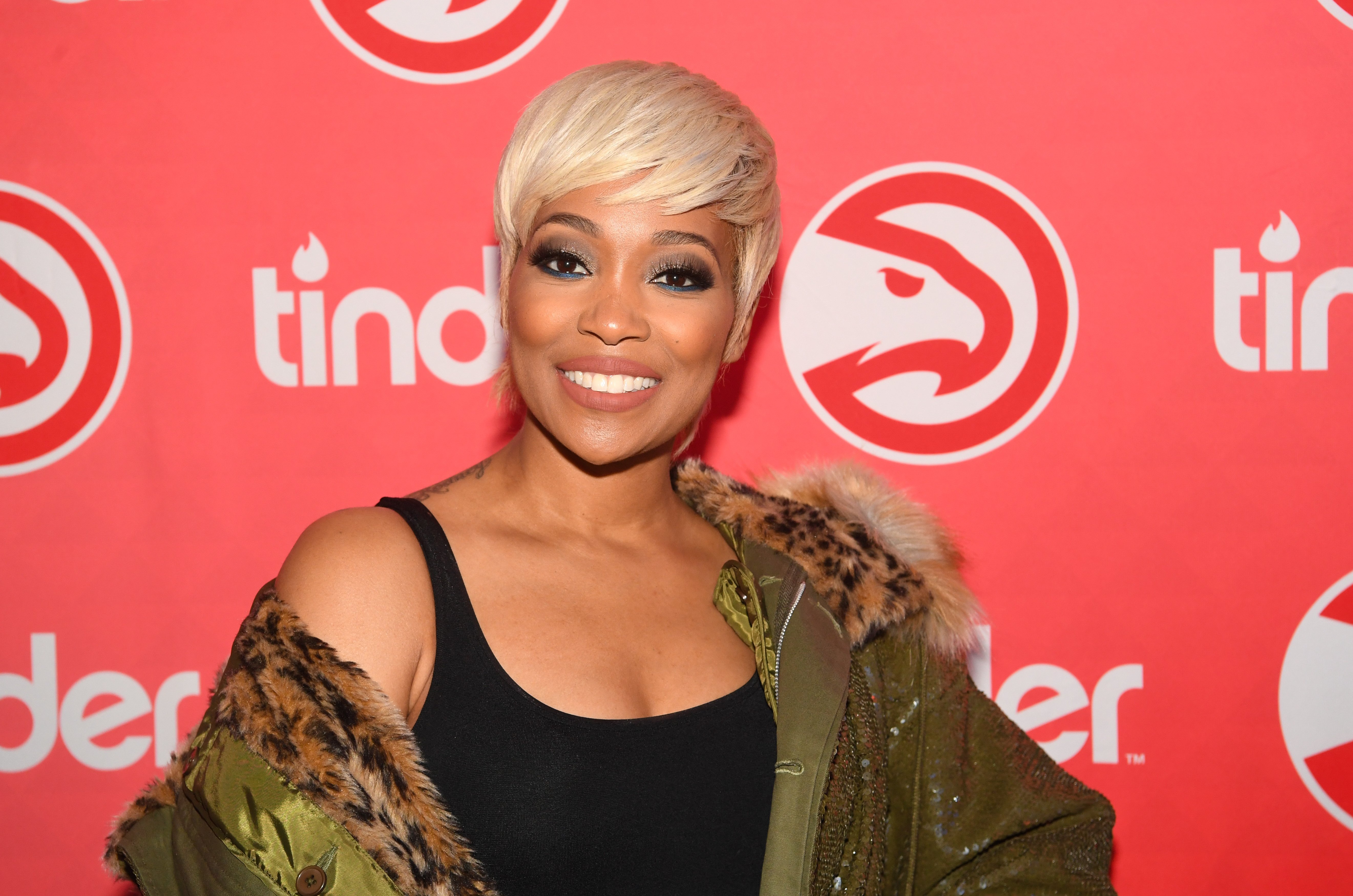 Monica at Boston Celtics Vs Atlanta Hawks Game in Atlanta, Georgia on April 6, 2017. |Photo: Getty Images