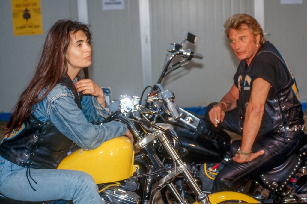 Adeline Blondieau et Johnny Hallyday | photo : Getty Images 