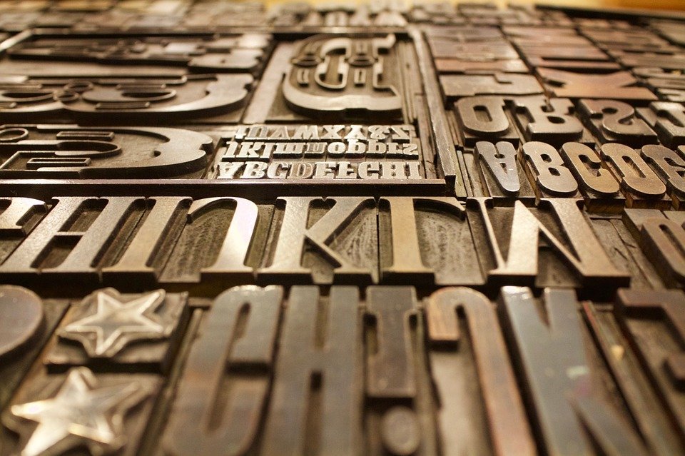 Placas de letras. | Imagen: Pixabay