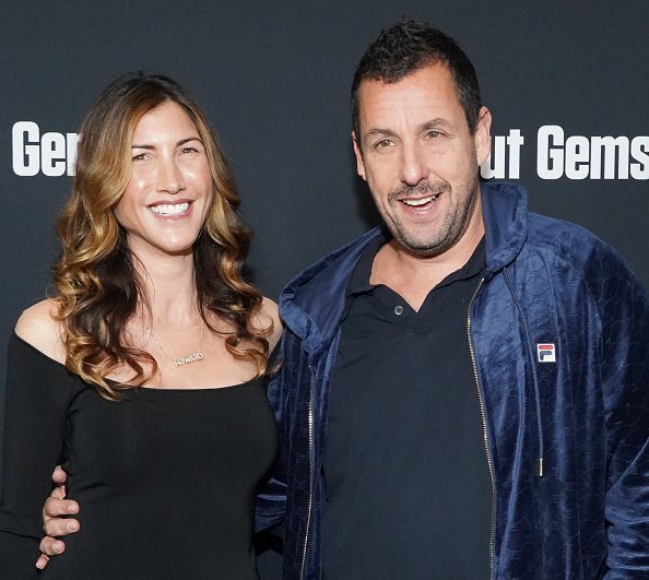 Adam Sandler and Jackie Sandler at the premiere of A24's "Uncut Gems" on December 11, 2019 | Photo: Getty Images