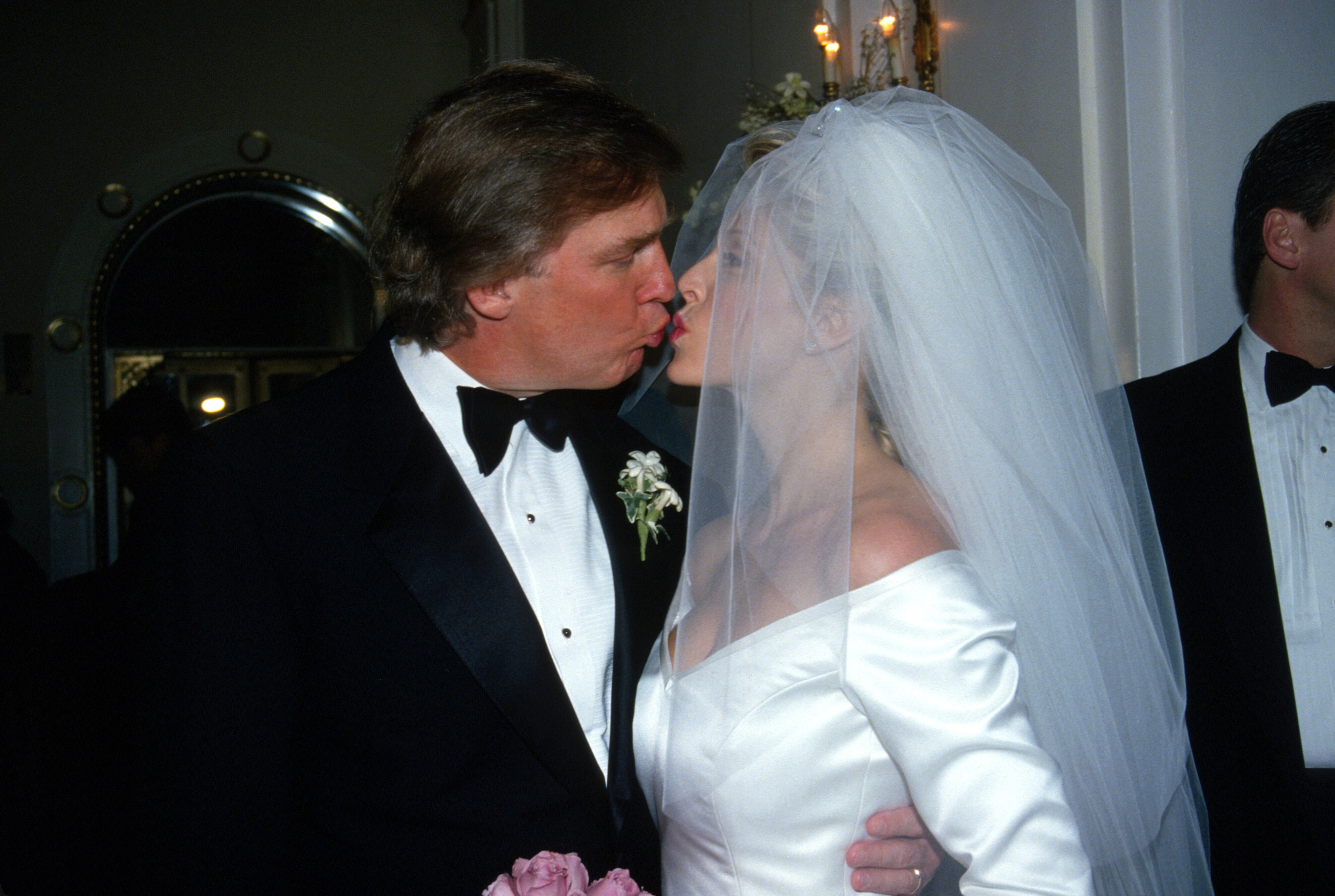 Donald Trump marries his second wife at the Plaza Hotel on December 20, 1993 | Source: Getty Images