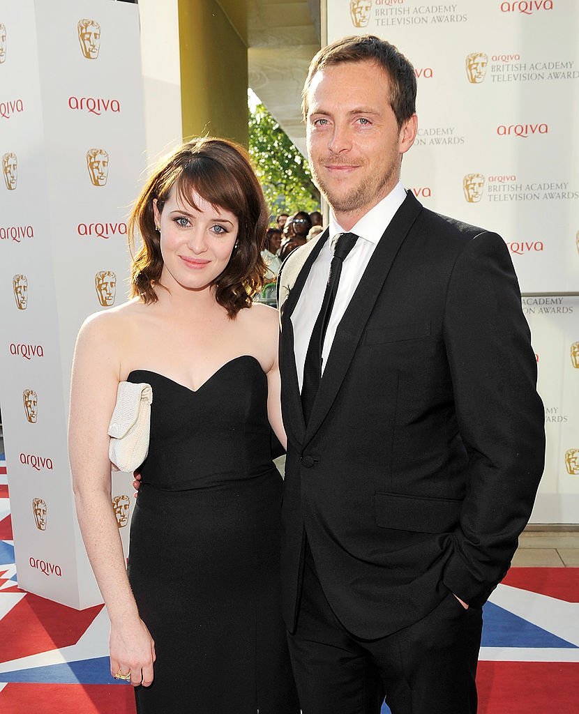 Claire Foy and Stephen Campbell Moore arrive at the Arqiva British Academy Television Awards 2012 | Getty Images