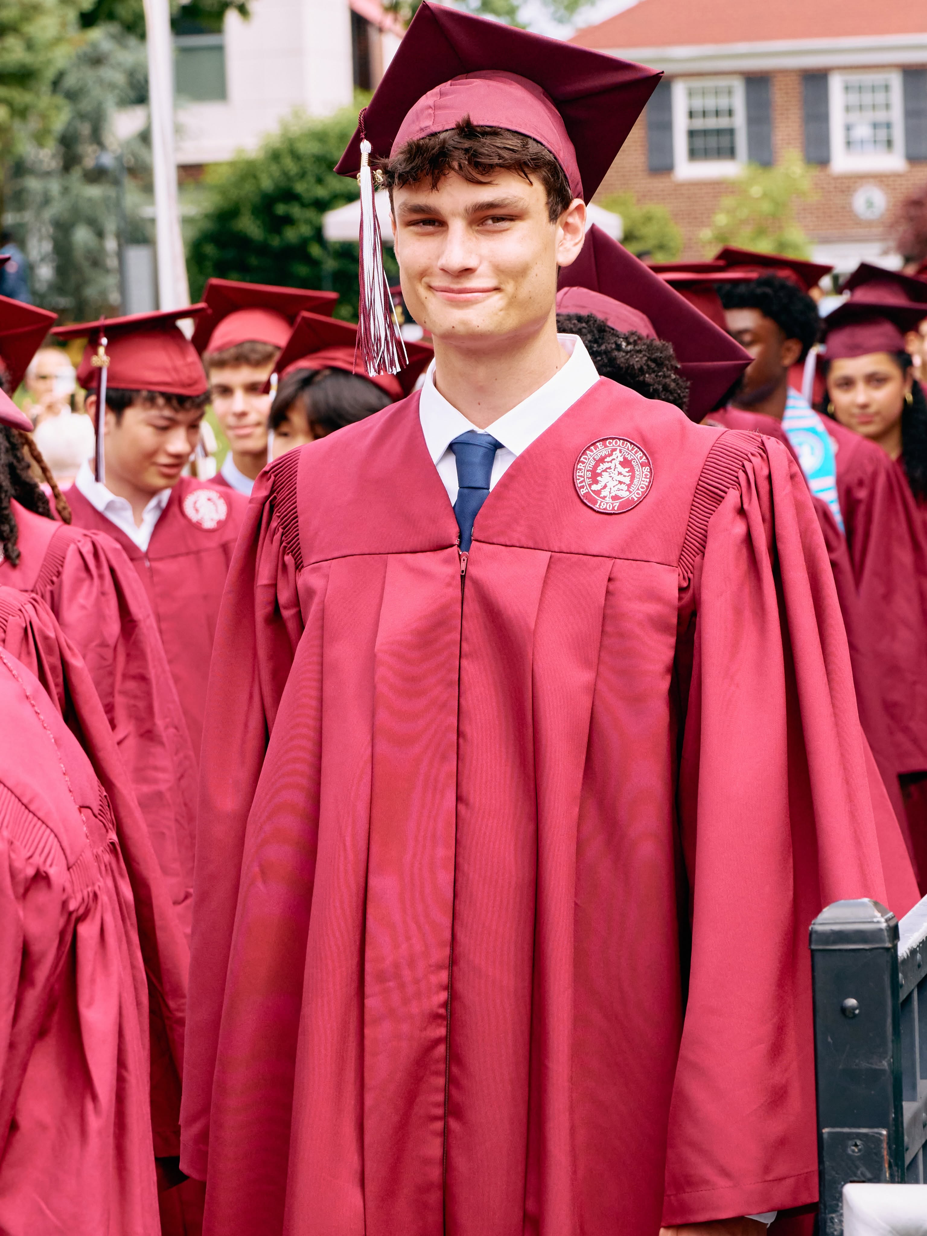 A few solo photos of the young man attracted tons of attention. In this photo, Jack Brady smiling during his graduation on a post on June 13, 2026 | Source: Facebook/Tom Brady