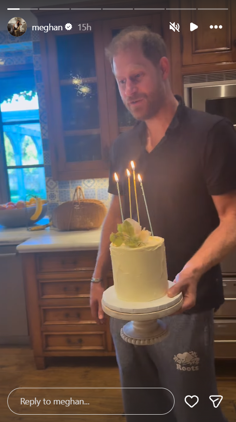 Prince Harry, as seen on Meghan, Duchess of Sussex's Stories on May 19, 2026. | Source: Instagram/meghan