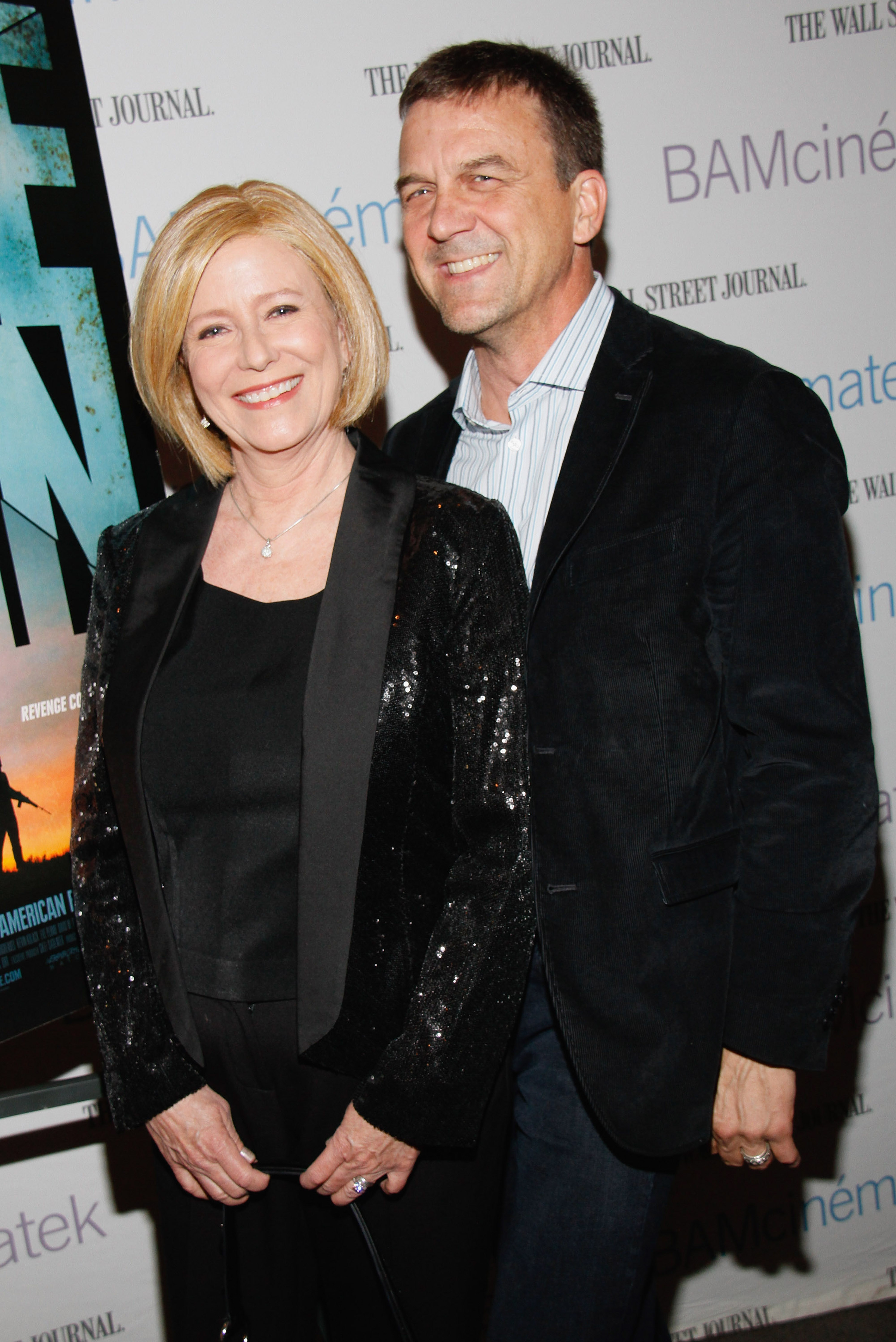 Eve Plumb and her husband, business consultant Ken Pace, at the New York premiere of RADiUS-TWC's BLUE RUIN at BAM Rose Cinemas on April 22, 2014 in New York City | Source: Getty Images