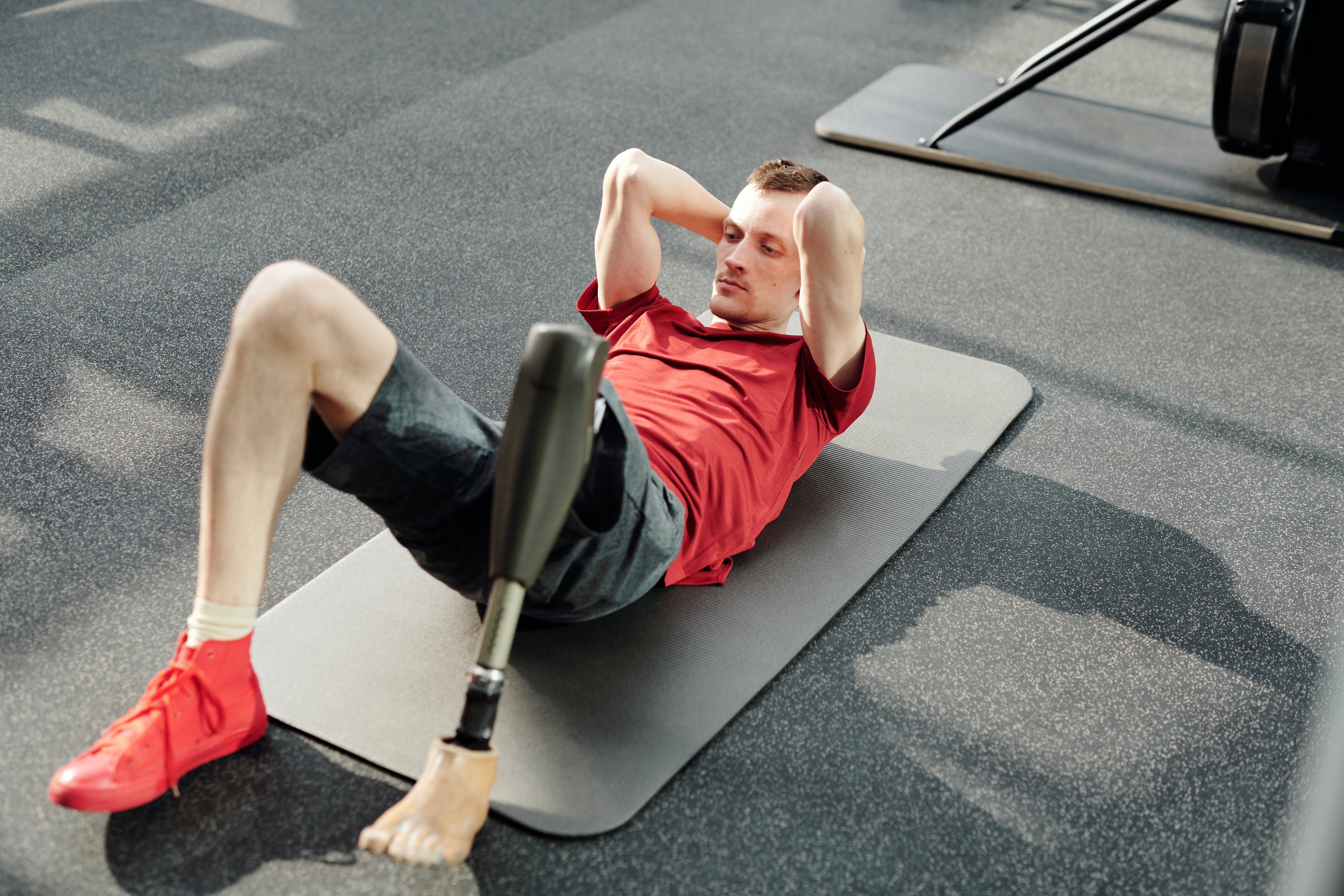 A person working out. | Source: Pexels