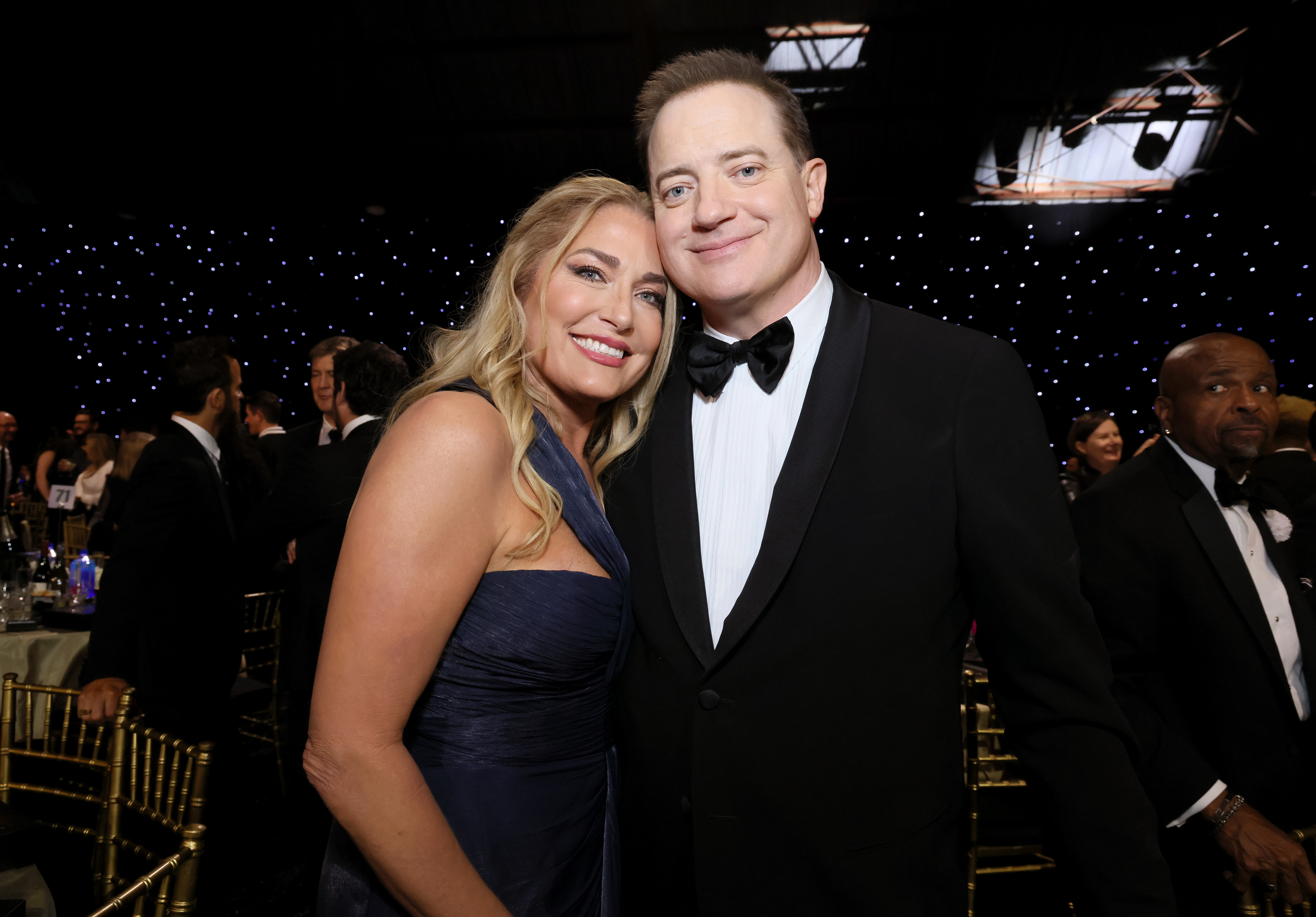 Brendan Fraser and Jeanne Moore at the 2024 Critic's Choice Awards | Source: Getty Images