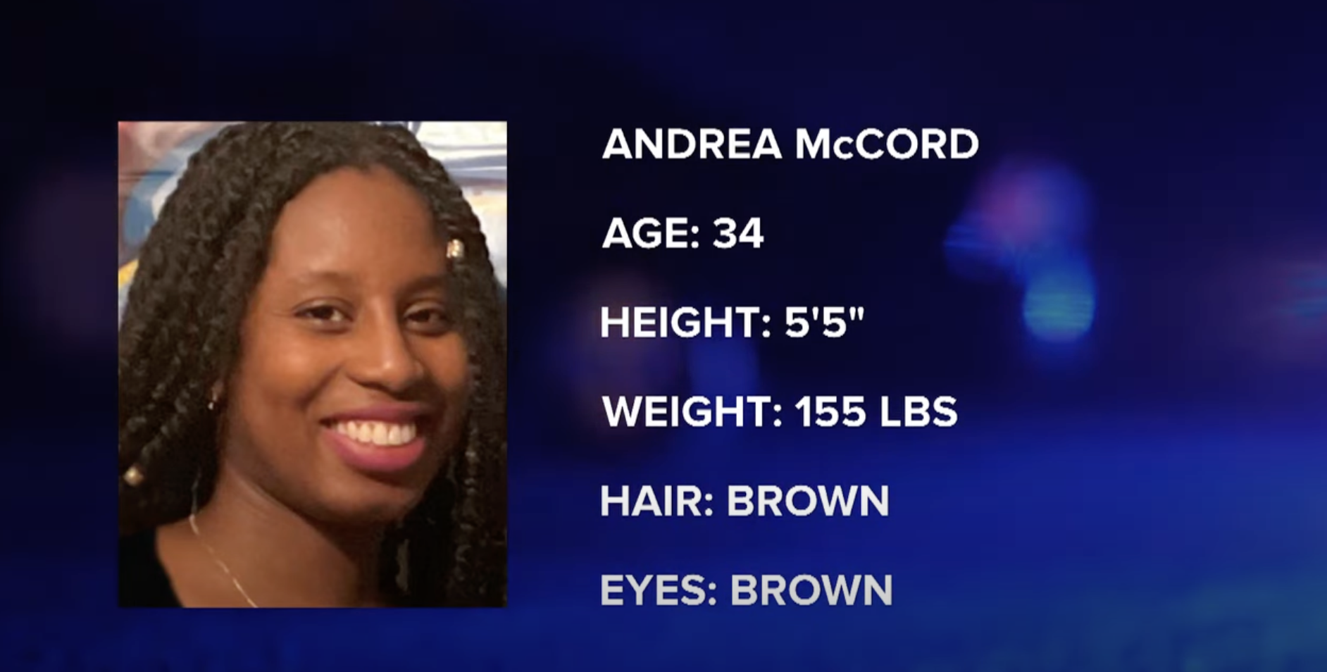 Andrea McCord, Majesty Williams' mother, on March 11 and 30, 2023, after she allegedly abducted the child from Smyrna, Georgia, on April 1, 2021 | Source: YouTube/National Center for Missing & Exploited Children