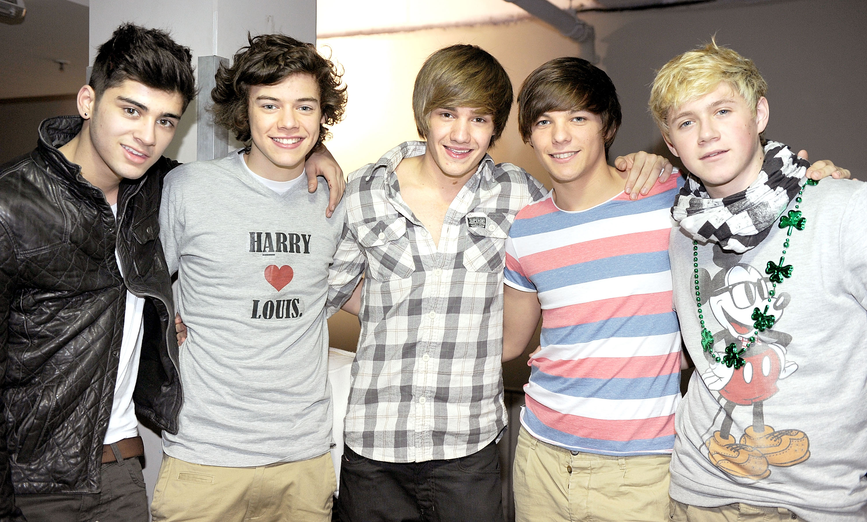 Zayn Malik, Harry Styles, Liam Payne, Louis Tomlinson, and Niall Horan of One Direction at the signing of their book "One Direction: Forever Young: Our Official X-Factor Story" in Manchester, England, on March 7, 2011. | Source: Getty Images