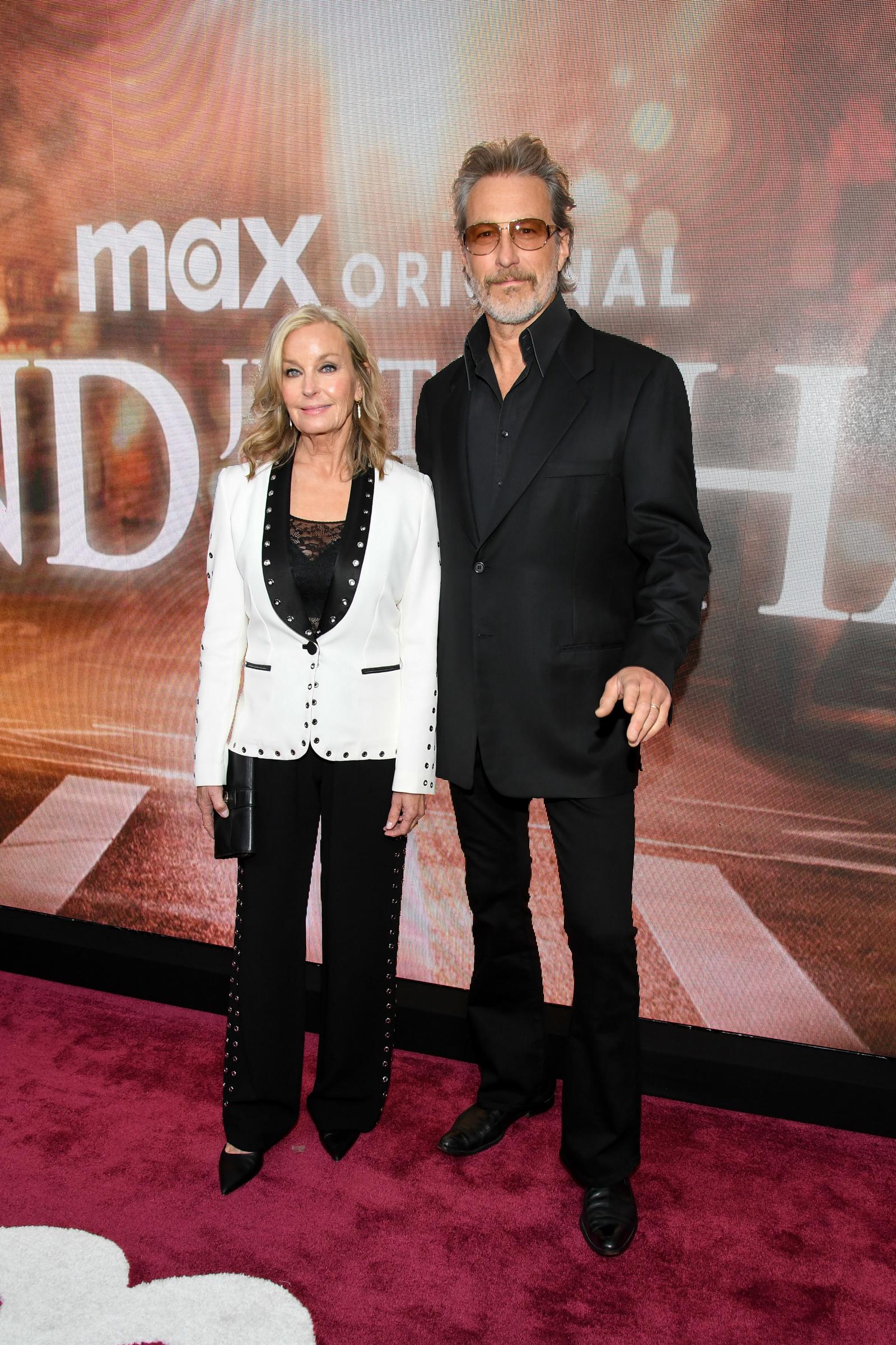 Bo Derek, John Corbett at the photo call for Max Original Series "And Just Like That..." Season 3 on May 21, 2025 in New York | Source: Getty Images