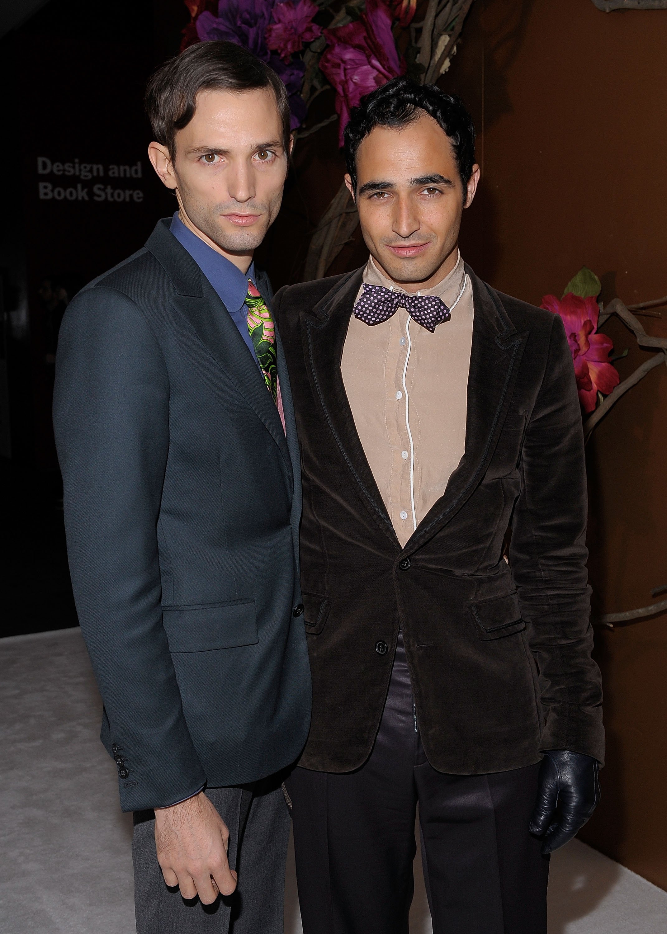 Zac Posen (Right) and Christopher Niquet attend the MoMA's Second Annual Film Benefit, Honoring Tim Burton at the MOMA on November 17, 2009, in New York. | Source: Getty Images.