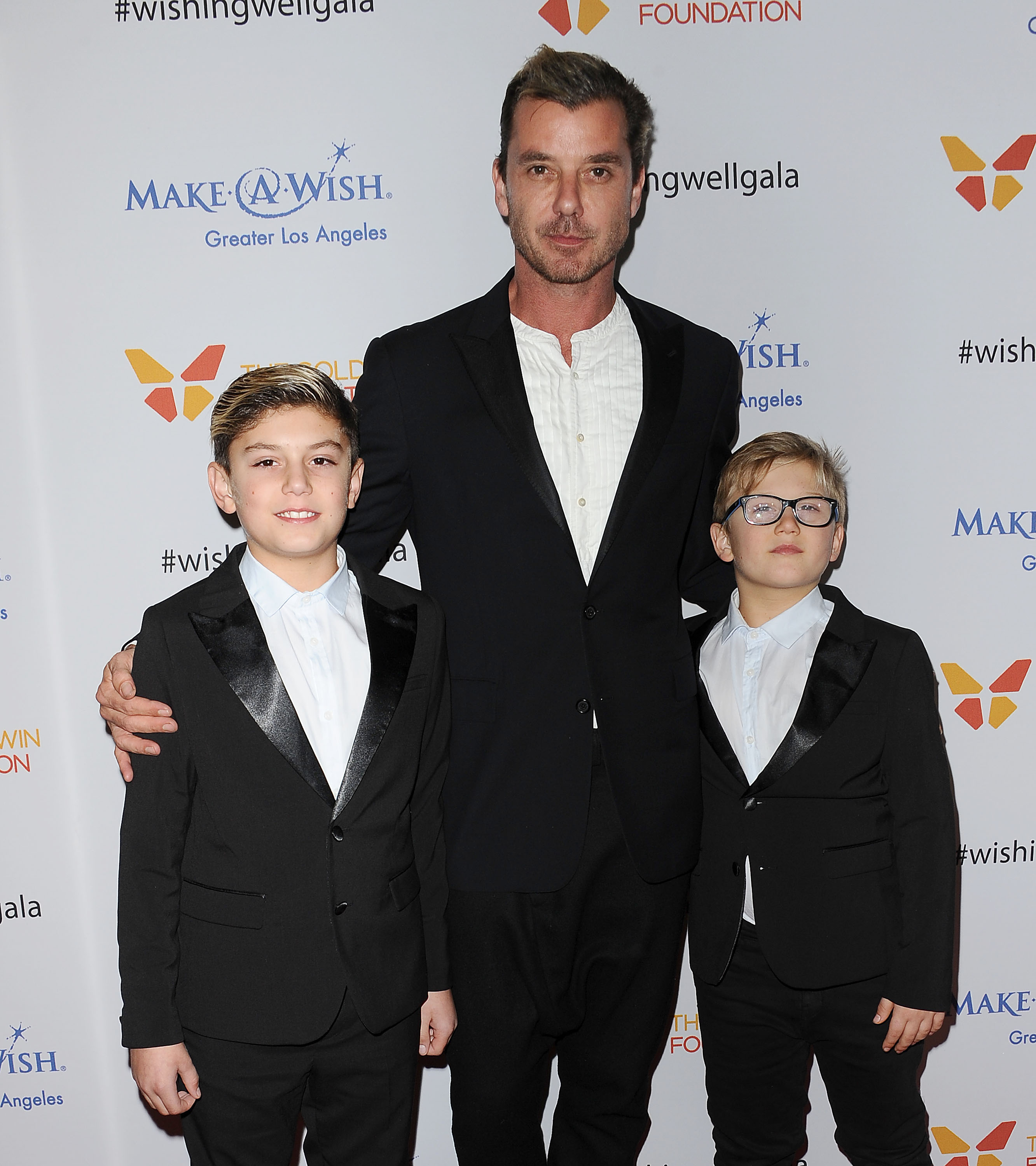 Kingston Rossdale, Gavin Rossdale and Zuma Rossdale, 2016 | Source: Getty Images