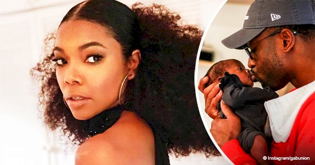 Gabrielle Union's husband gets harshly criticized for kissing their baby girl on lips in pic
