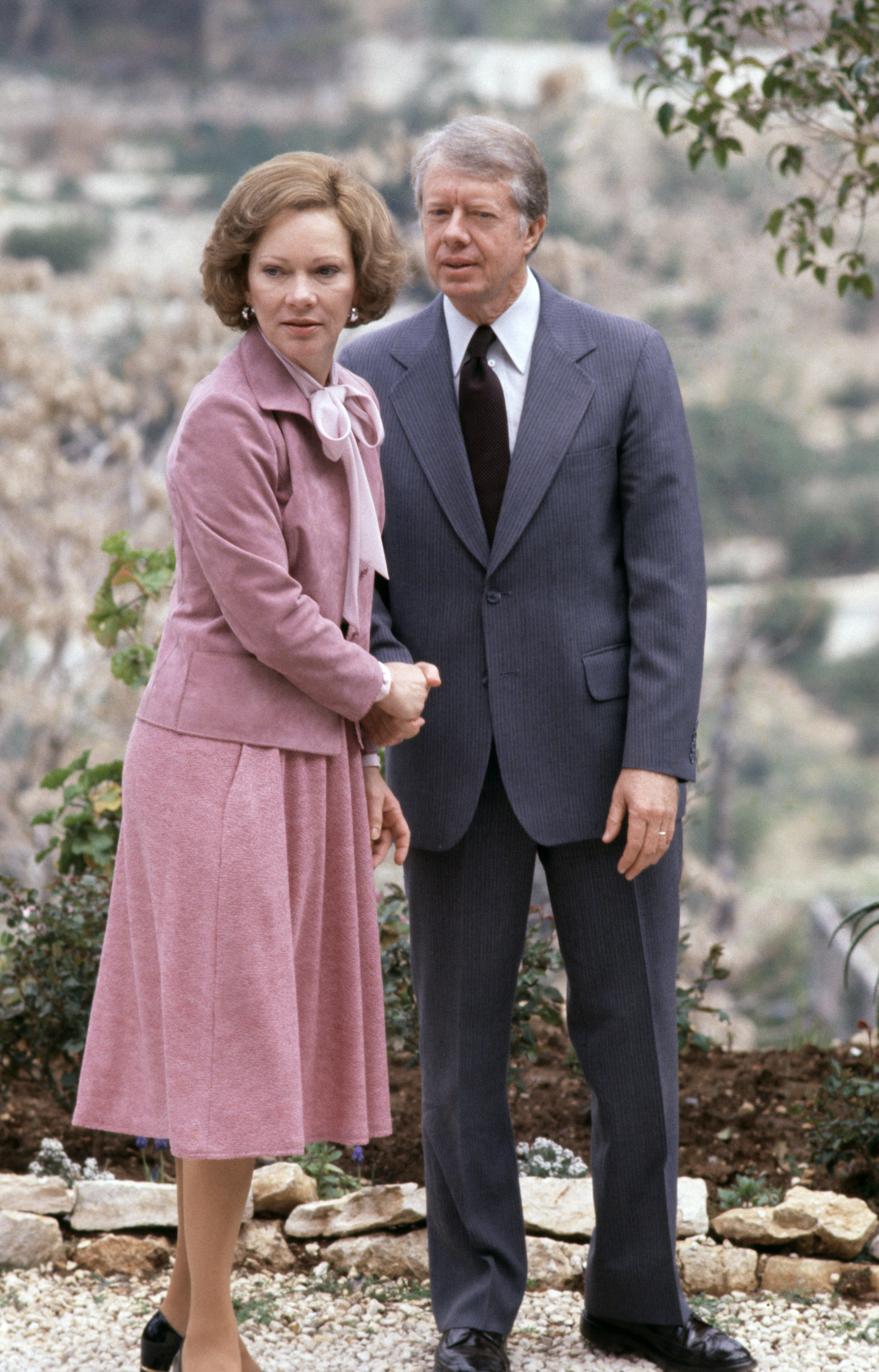 Rosalynn and Jimmy Carter in Jerusalem, Israel, in 1979 | Source: Getty Images