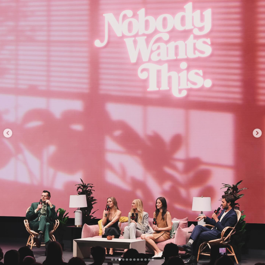 Casts of the Netflix series "Nobody Wants This" at a 36 hour extravaganza in New York City, from a post dated May 17, 2025 | Source: Instagram/kristenbell