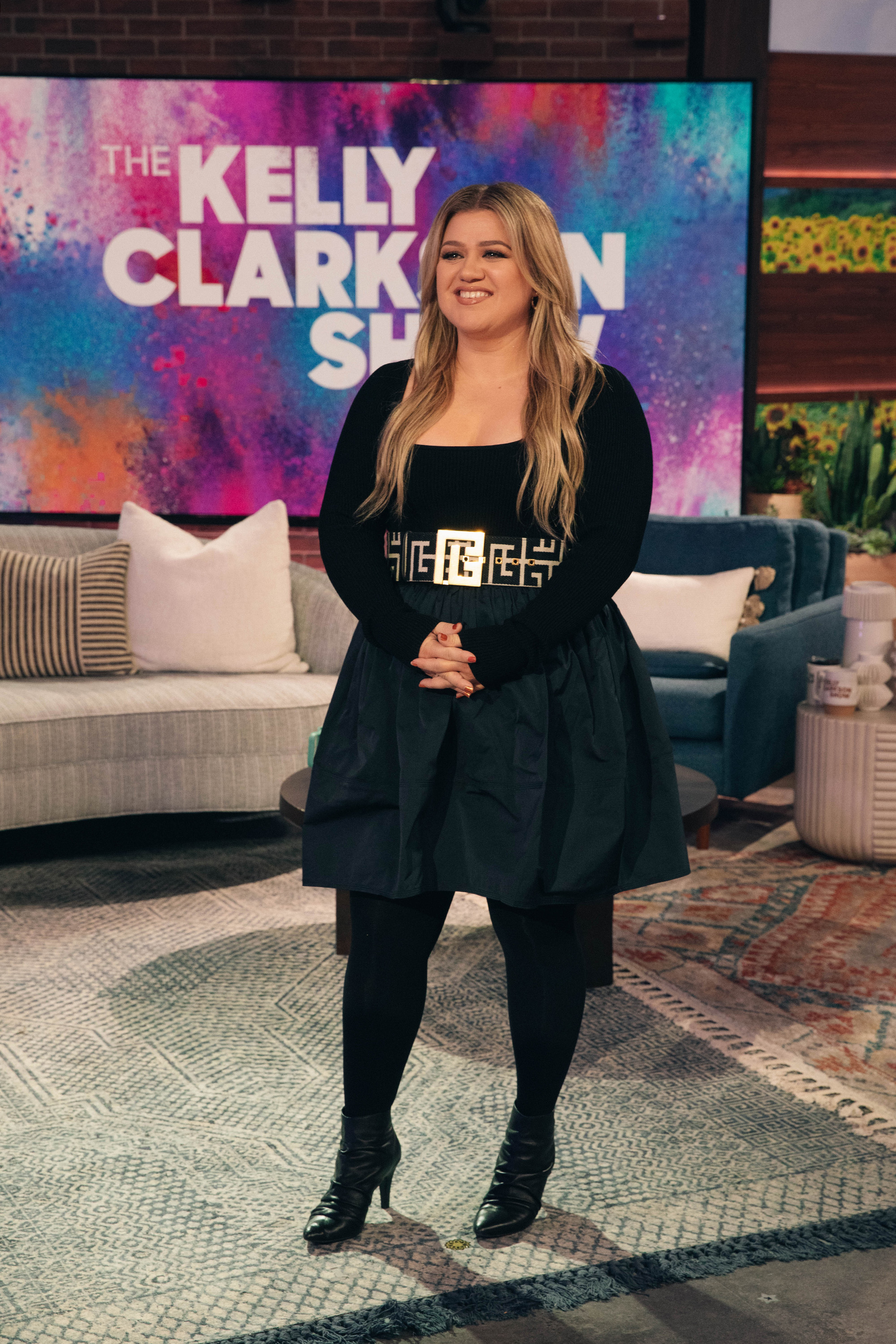 Kelly Clarkson on a Season 4 episode of "The Kelly Clarkson Show" in 2022. | Source: Getty Images