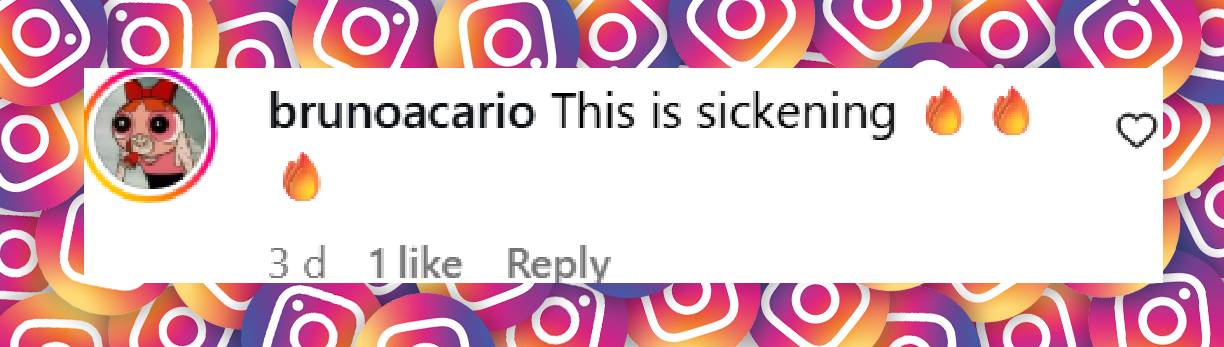 A fan comment dated September 22, 2025 | Source: Instagram/crfashionbook