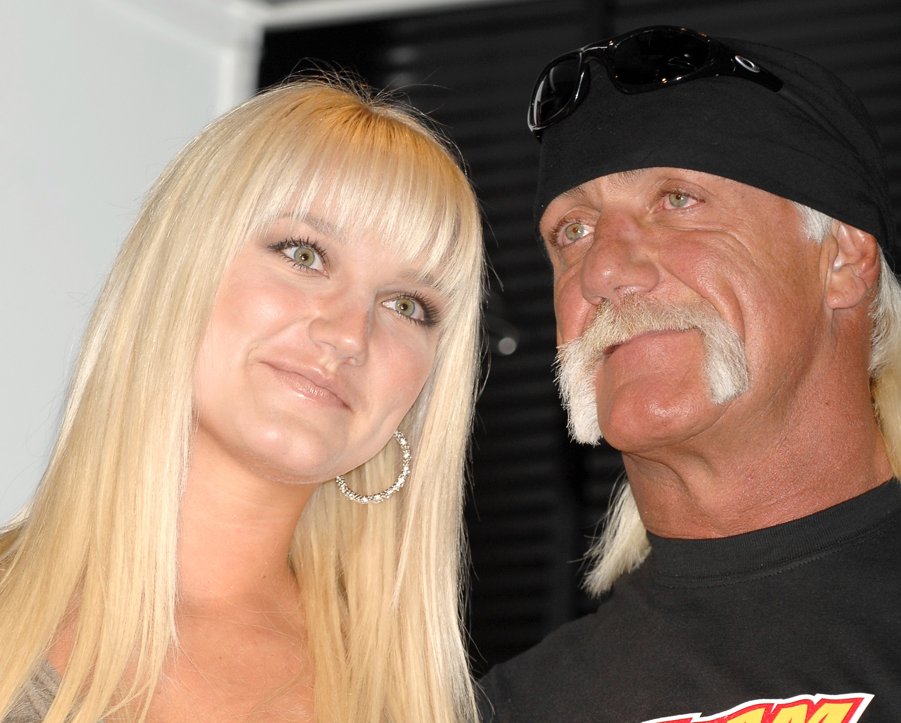 Brooke and Hulk Hogan during a press conference to promote her debut album in Tokyo, Japan, 2007. | Source: Getty Images