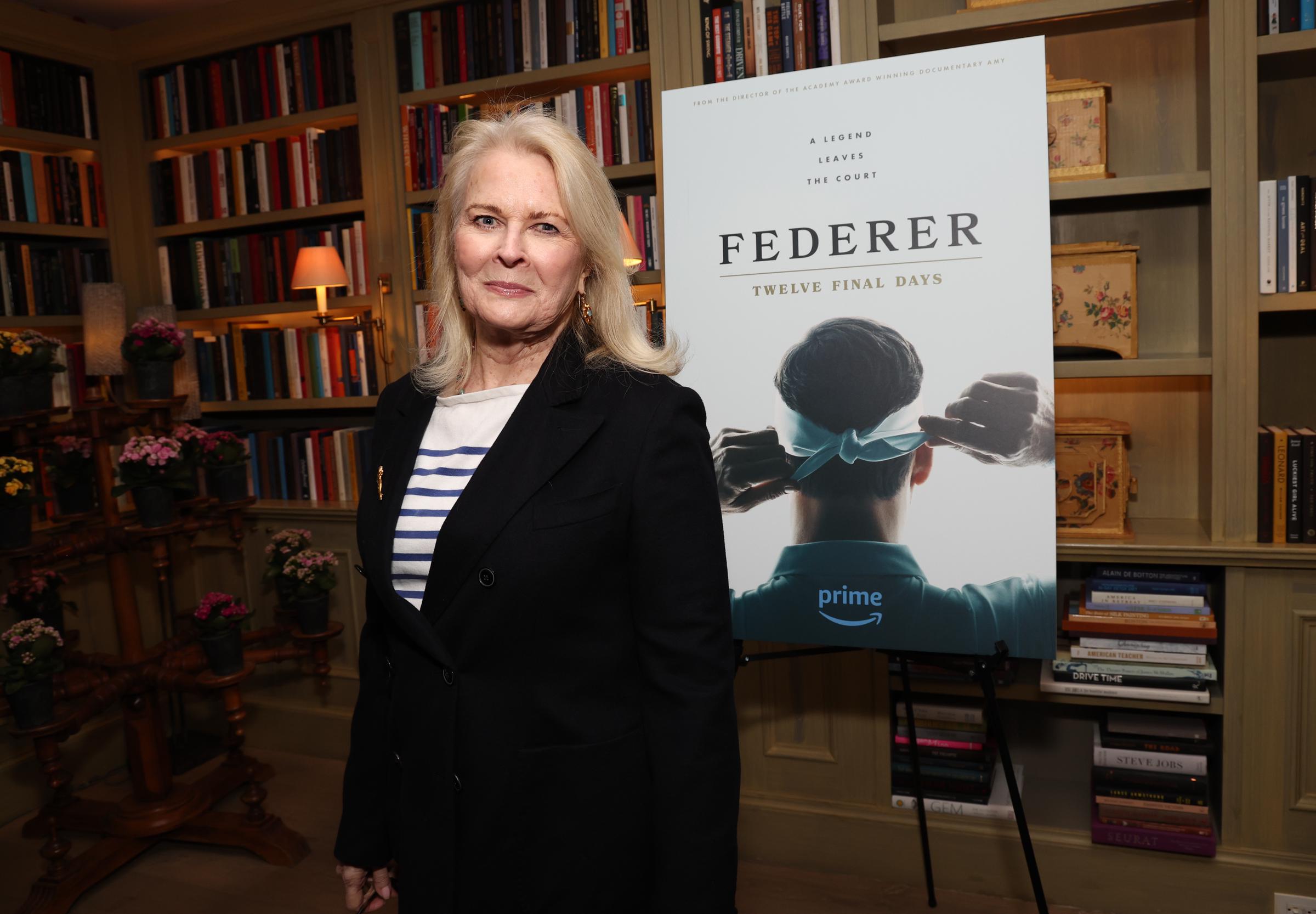 Candice Bergen attends "Federer: Twelve Final Days" Prime Video Special Screening at The Whitby Hotel on May 13, 2024 in New York City | Source: Getty Images