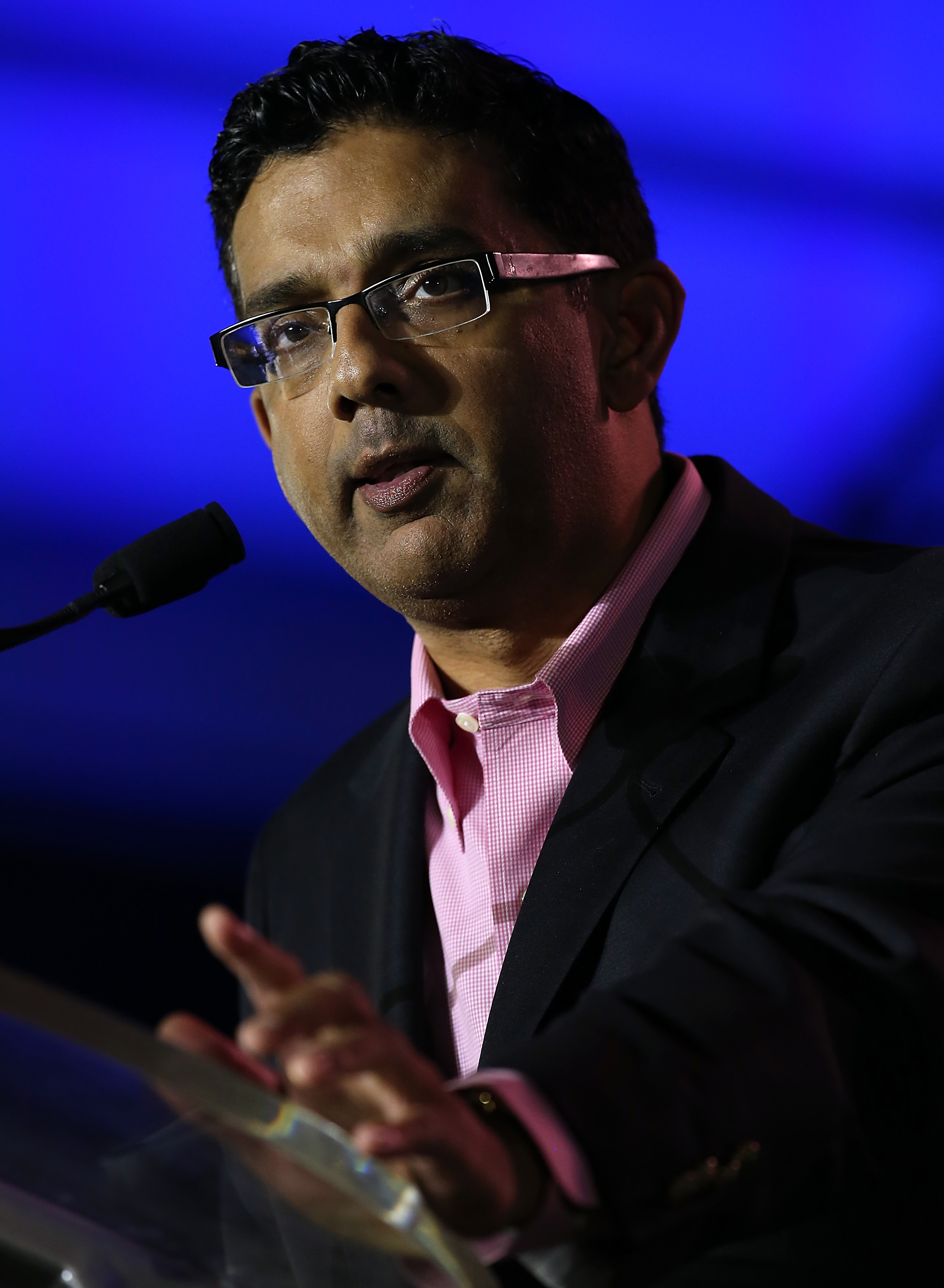 Dinesh D'Souza during the final day of the 2014 Republican Leadership Conference on May 31, 2014, in New Orleans, Louisiana. | Source: Getty Images