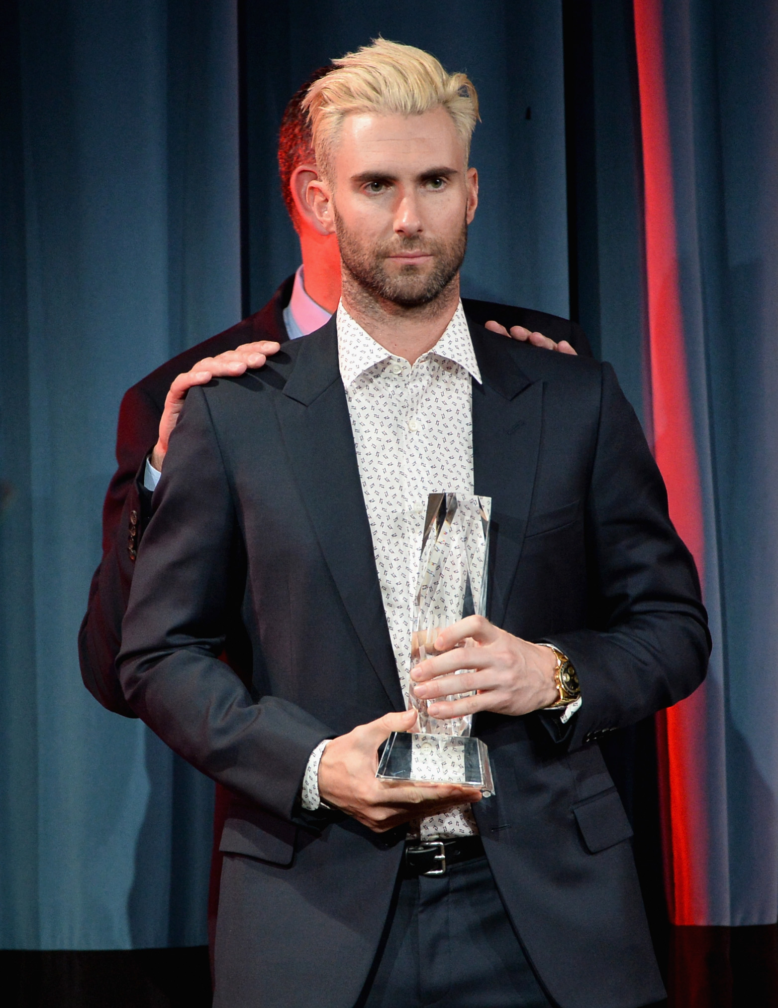 Adam Levine of Maroon 5 accepts the Songwriter of the Year Award during the 62nd annual BMI Pop Awards at the Regent Beverly Wilshire Hotel on May 13, 2014, in Beverly Hills, California.