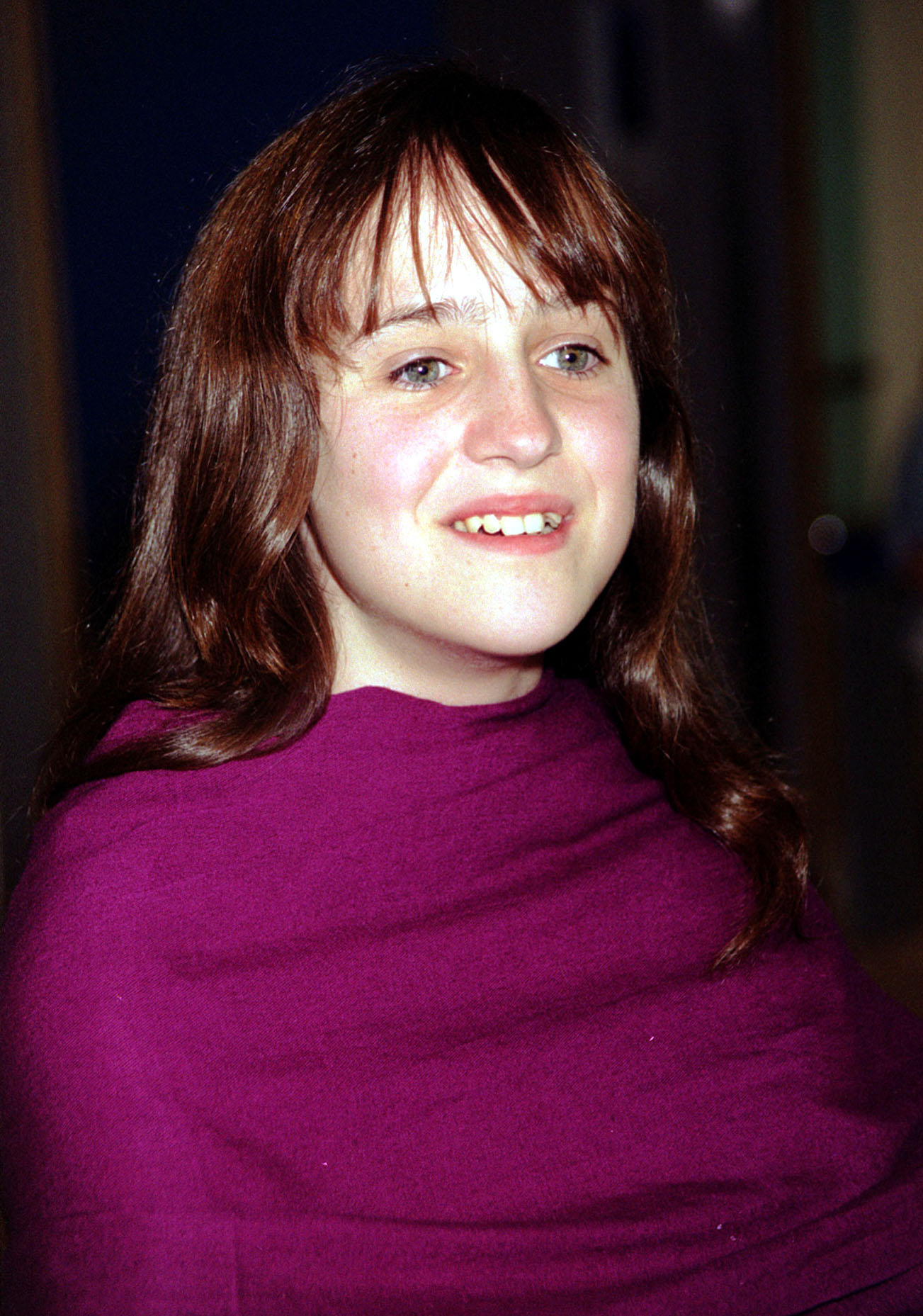 Mara Wilson, star of the children's film 'Thomas and the Magic Railroad,' at the movie's world charity premiere at the Odeon cinema, in London's Leicester Square, on July 9, 2000. | Source: Getty Images
