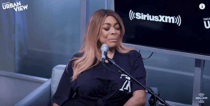 Wendy Williams getting emotional about her divorce to husband Kevin Hunter on The Karen Hunter Show | Photo: YouTube/SiriusXM