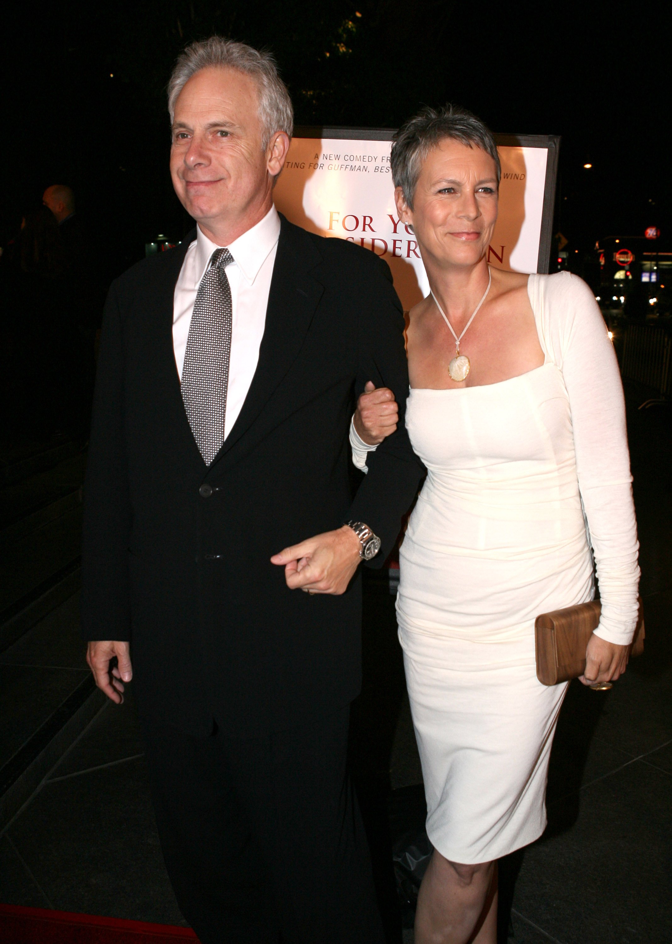 Christopher Guest and his wife Jamie Lee Curtis attend the "For Your Consideration" premiere at the Director's Guild of America in Beverly Hills, California. | Source: Getty Images