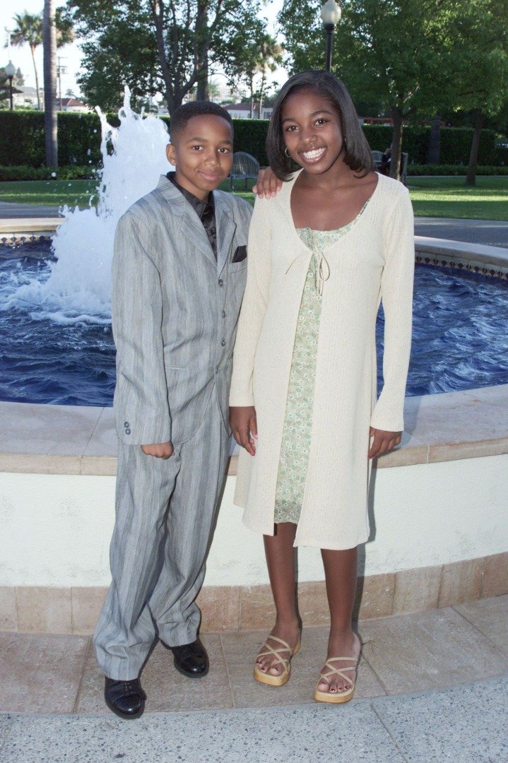 Dee Jay Daniels and Ashly Monique Clark at UPN's summer tour party for the Television Critics Association at Paramount Studios in Los Angeles, CA in 2001. | Photo: Getty Images