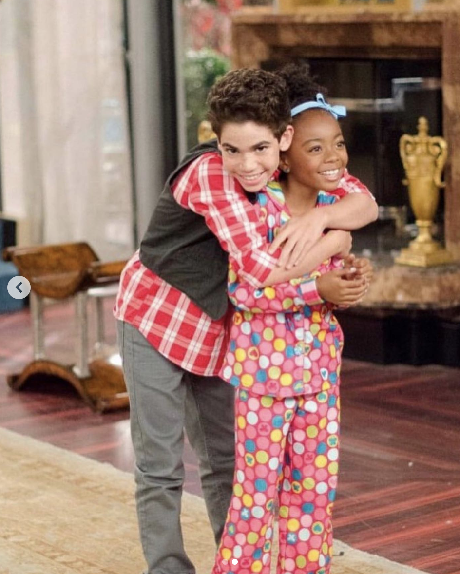 Skai Jackson and Cameron Boyce are seen in a throwback photo shared on May 28, 2023 | Source: Instagram/skaijackson