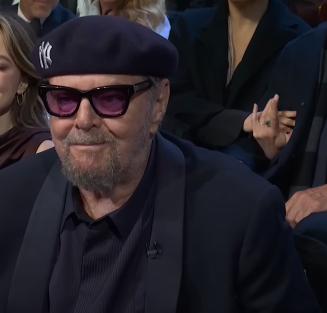 Jack Nicholson seated in the audience during "SNL50: The Anniversary Special," posted on February 17, 2025. | Source: YouTube/Saturday Night Live