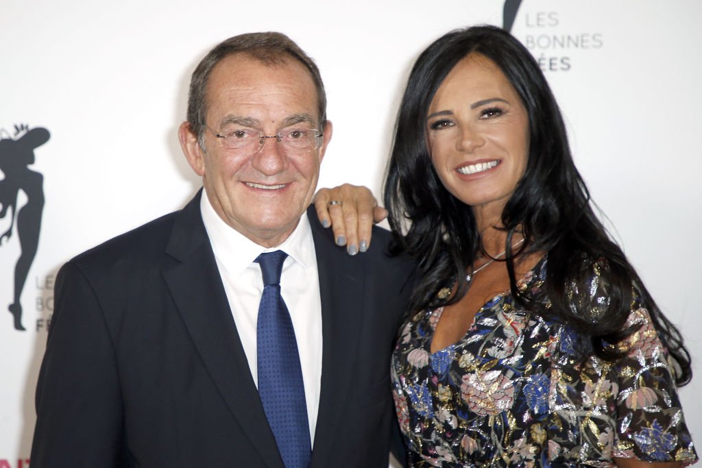 Jean-Pierre Pernaut et sa femme Nathalie Marquay. | source : Getty Images