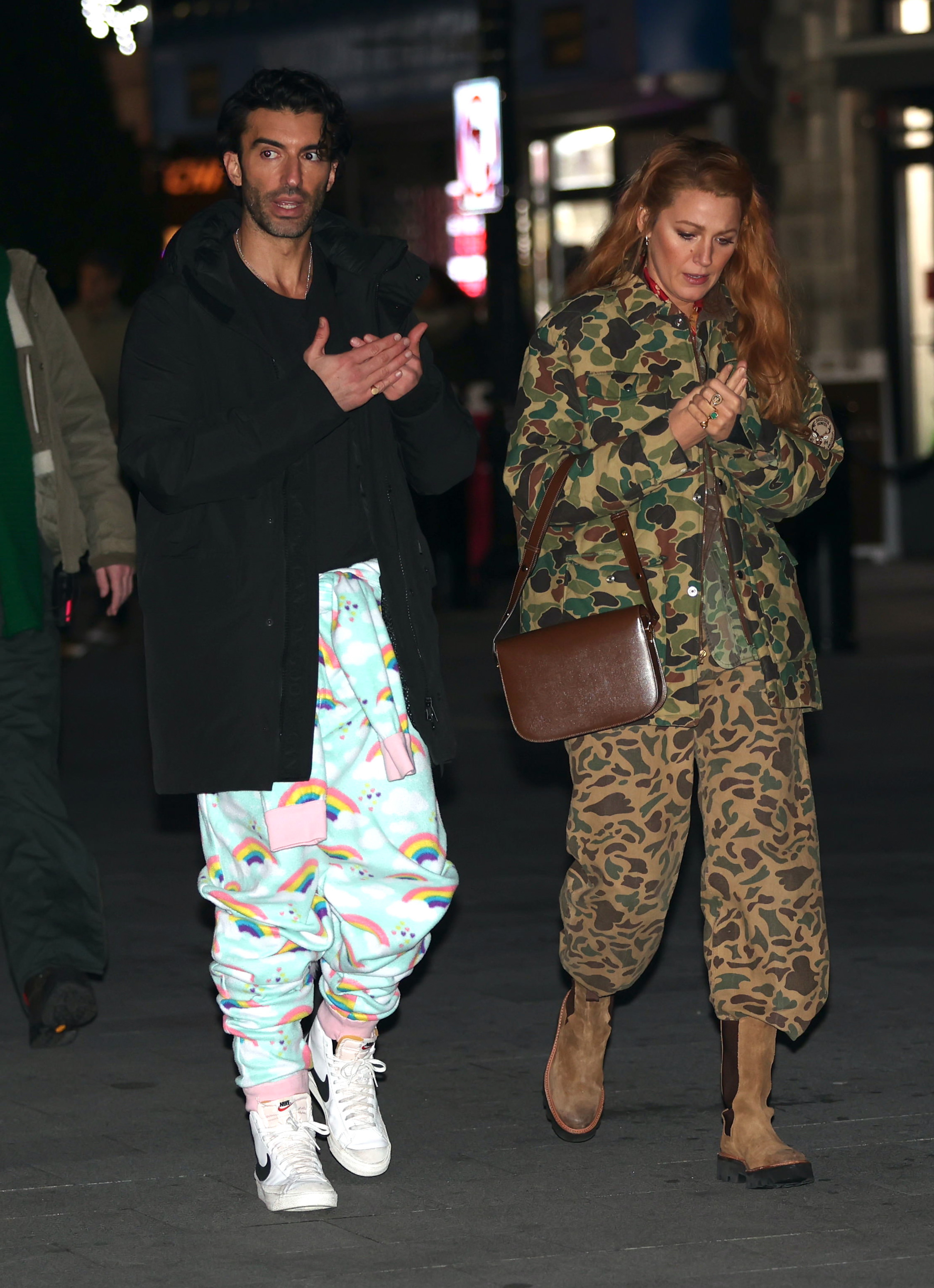 Justin Baldoni and Blake Lively in Jersey City, New Jersey. | Source: Getty Images