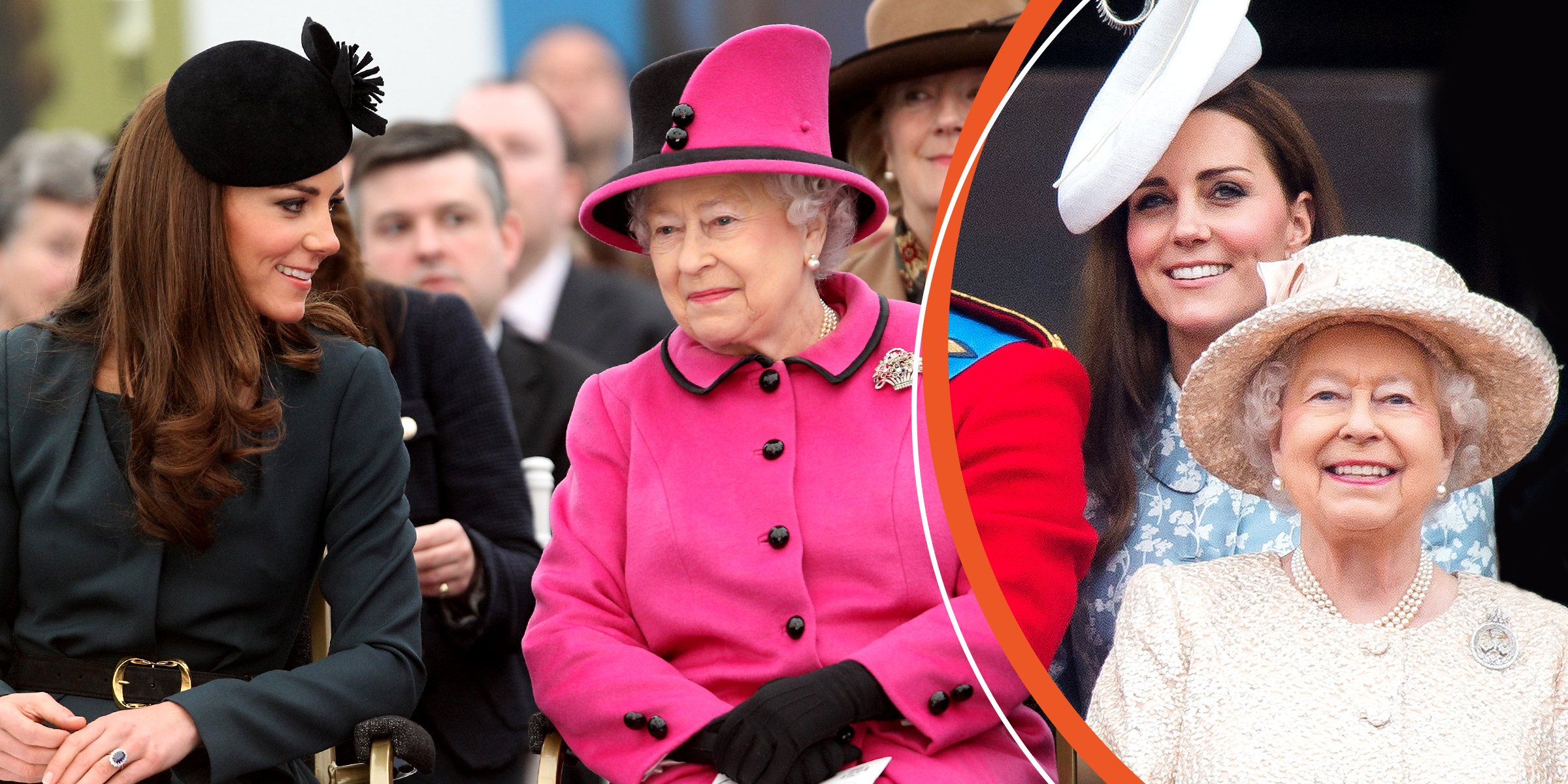 Queen Elizabeth II and Kate Middleton | Source: Getty Images 