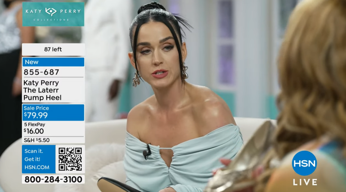 Katy Perry says her daughter, Daisy Dove Bloom, is likely to be "artistic" and will become a "leader" someday, in an HSNtv interview on May 10, 2024 | Source: YouTube/hsntv