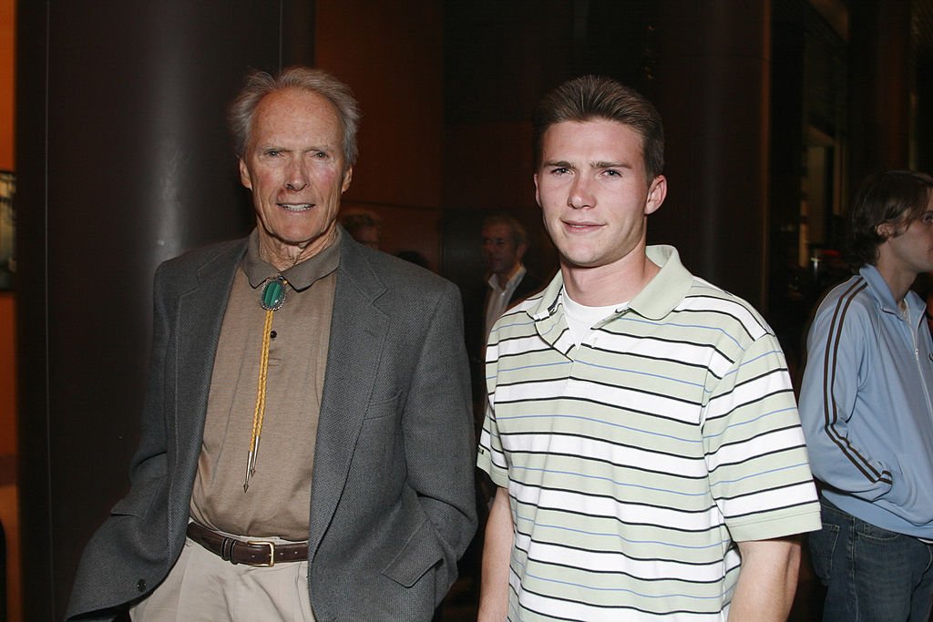 Clint Eastwood and his son Scott at the screening of Lionsgate's "Pride" on March 19, 2007. | Photo: Getty Images