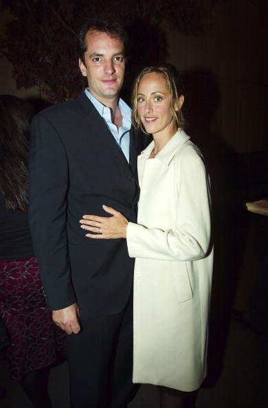 Kim Raver and her husband Manuel Boyer attend a party to preview the new Mexican resort "One & Only Palmilla" and its new restaurant "C" at the Four Seasons Restaurant September 29, 2003, in New York City. | Source: Getty Images.