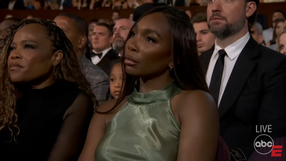 Venus Williams appears serious at the 2024 ESPY Awards on July 11, 2024. | Source: YouTube/espn