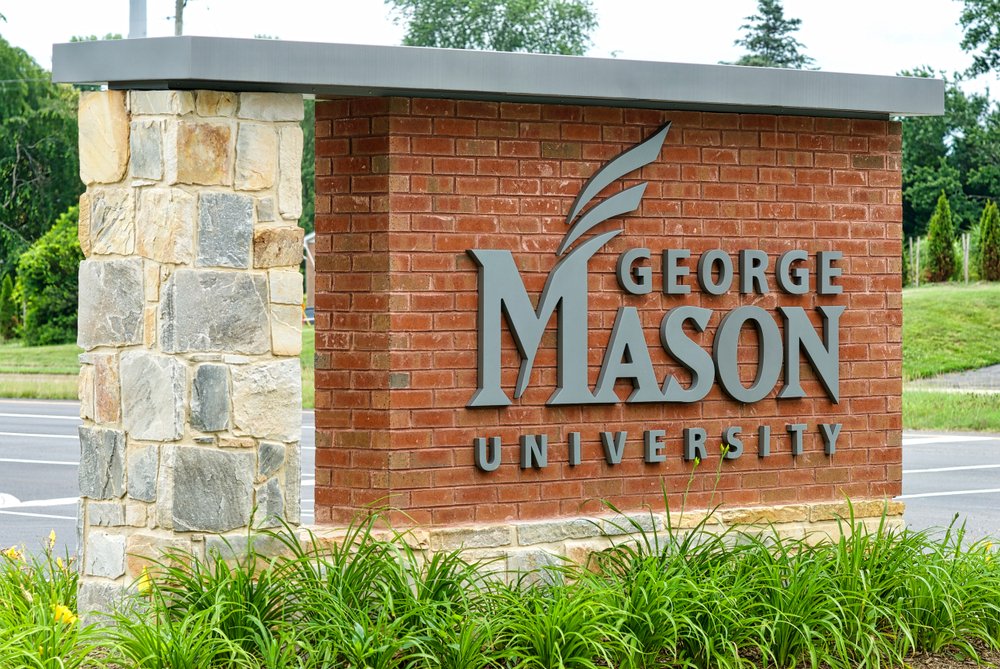 A photo of the entrance sign to George Mason University's West Campus | Photo: Shutterstock