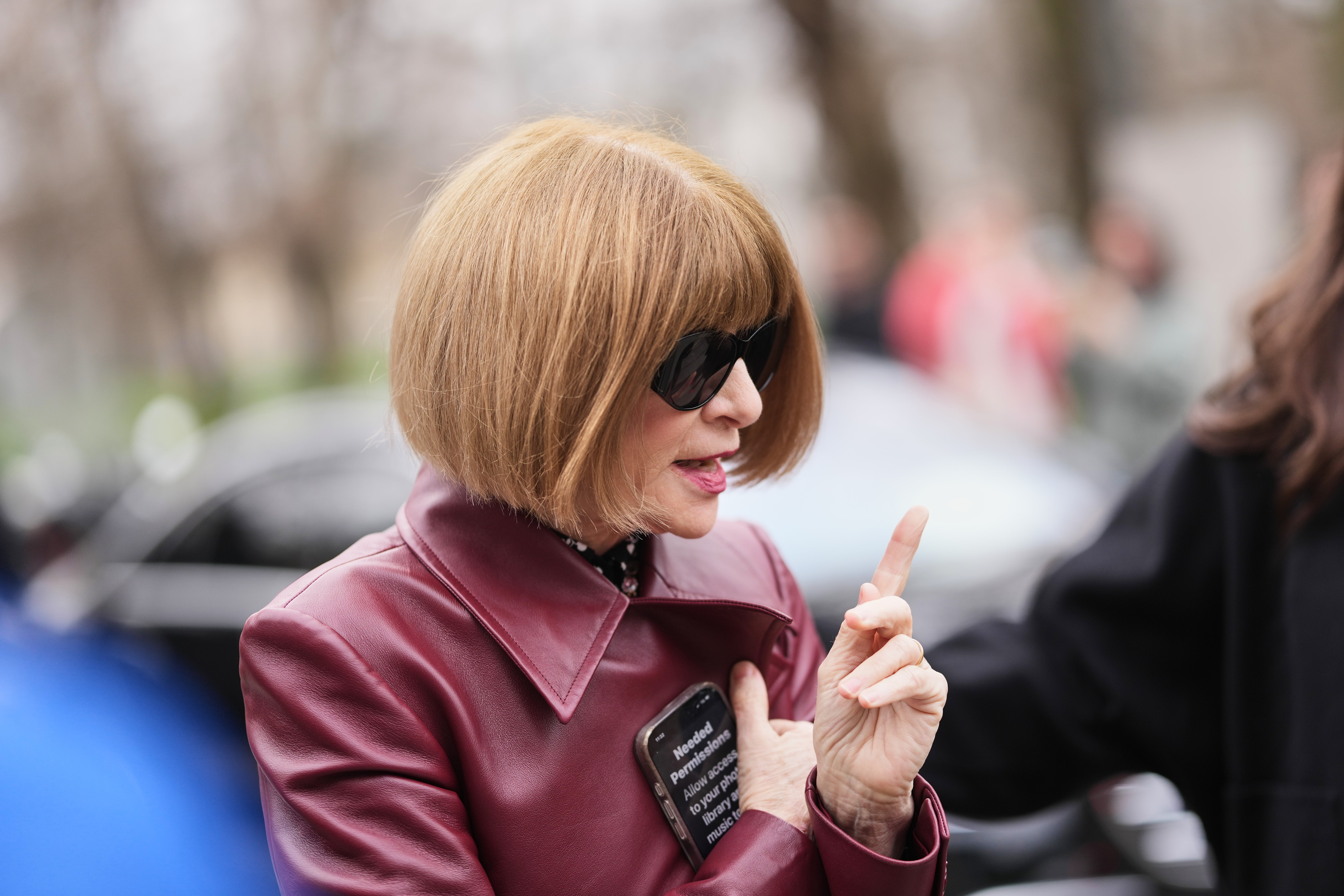 Anna Wintour attends Milan Fashion Week in Italy on February 28, 2026 | Source: Getty Images